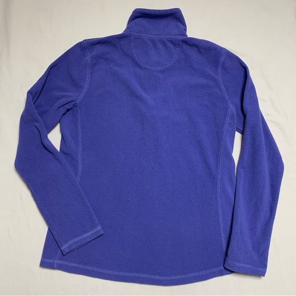 GAP Periwinkle Fleece Gorpcore Granolacore Pullover Jacket Lightweight Cozy Zip - Picture 3 of 7